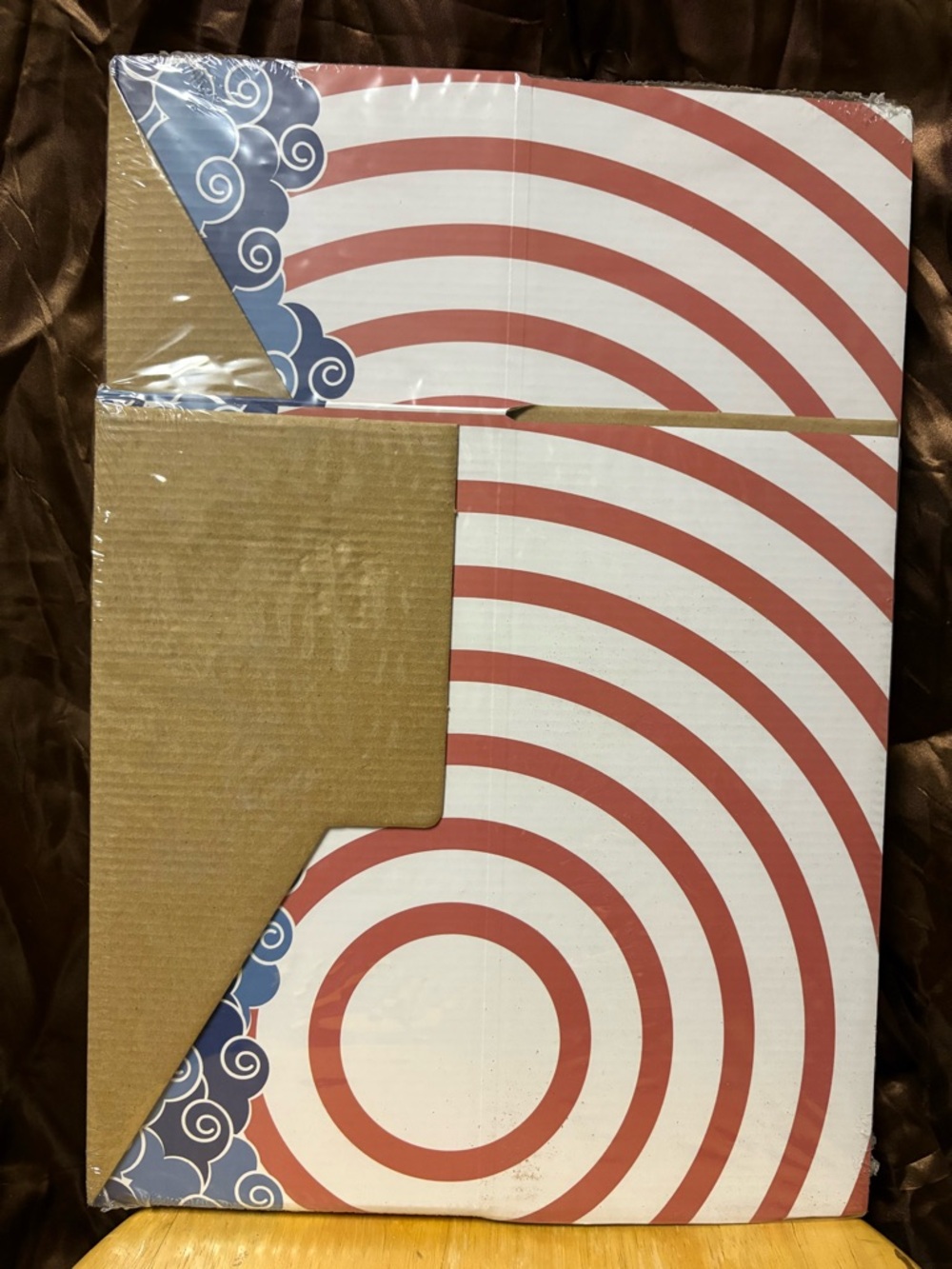 Patriotic Red and White cat scratching box